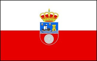 Bandera de Cantabria Con escudo