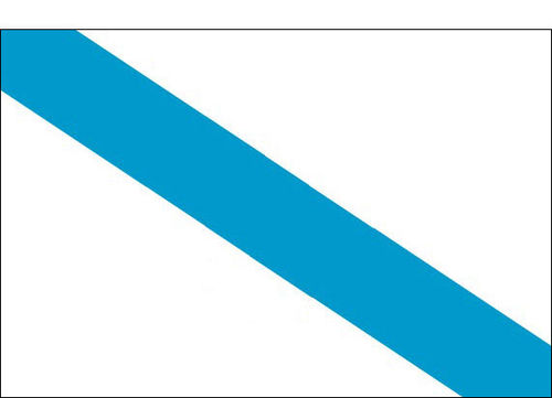 Bandera de Galicia Sin escudo